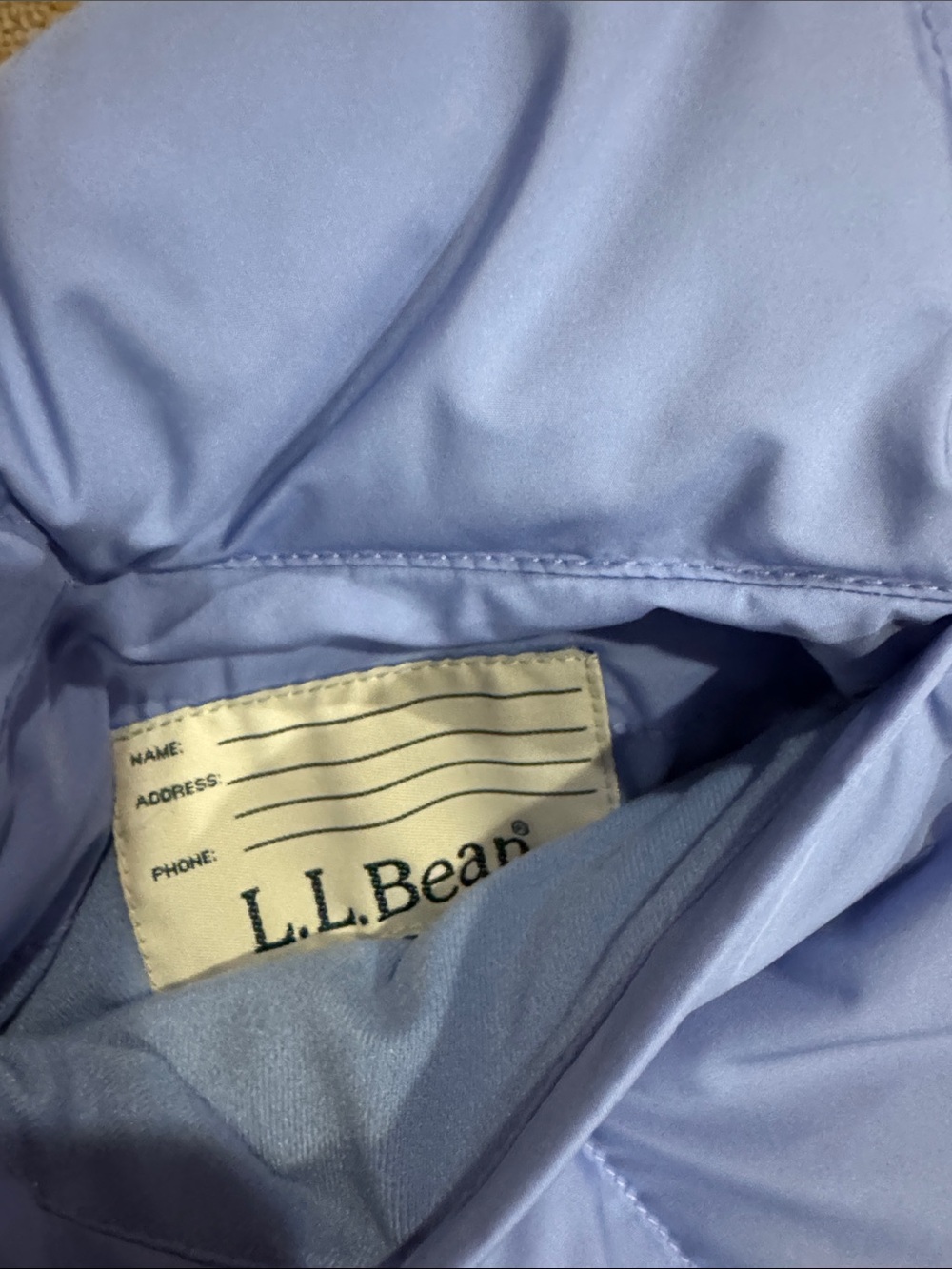 L.L. Bean Kids Light Purple REVERSIBLE Puffer Vest with Lime Inside - Picture 6 of 9